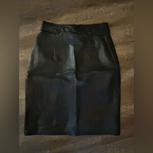 Genuine leather skirt by Erez Sport women’s size 8